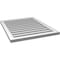 Ekena Millwork Vertical Surface Mount PVC Gable Vent: Functional, w/ 2"W x 1-1/2"P Brickmould Frame, 26"W x 32"H GVPVE26X3202SF - alternate 5